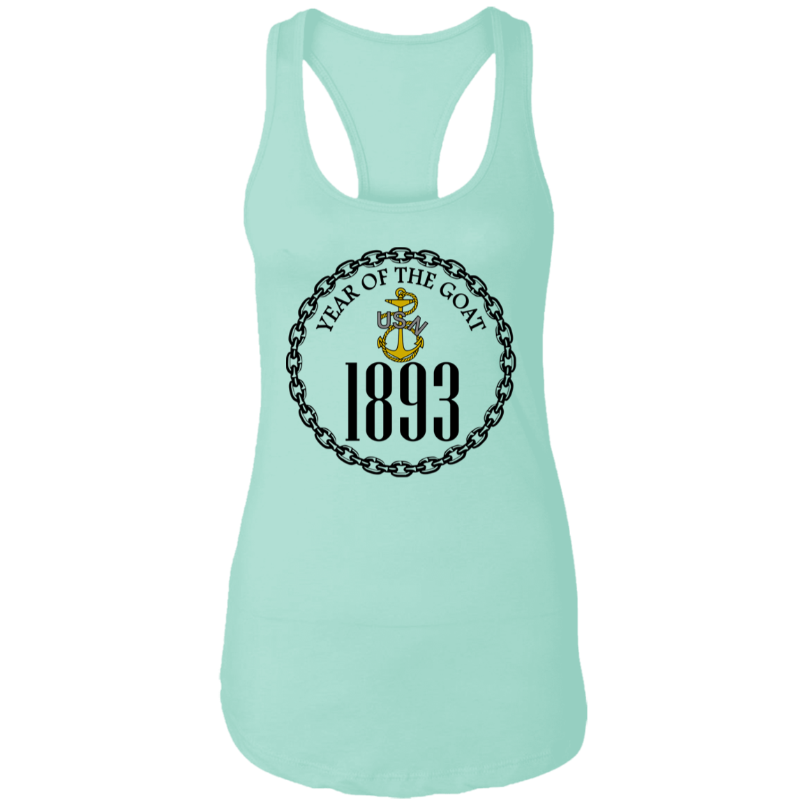 Year of the Goat Ladies Racerback Tank