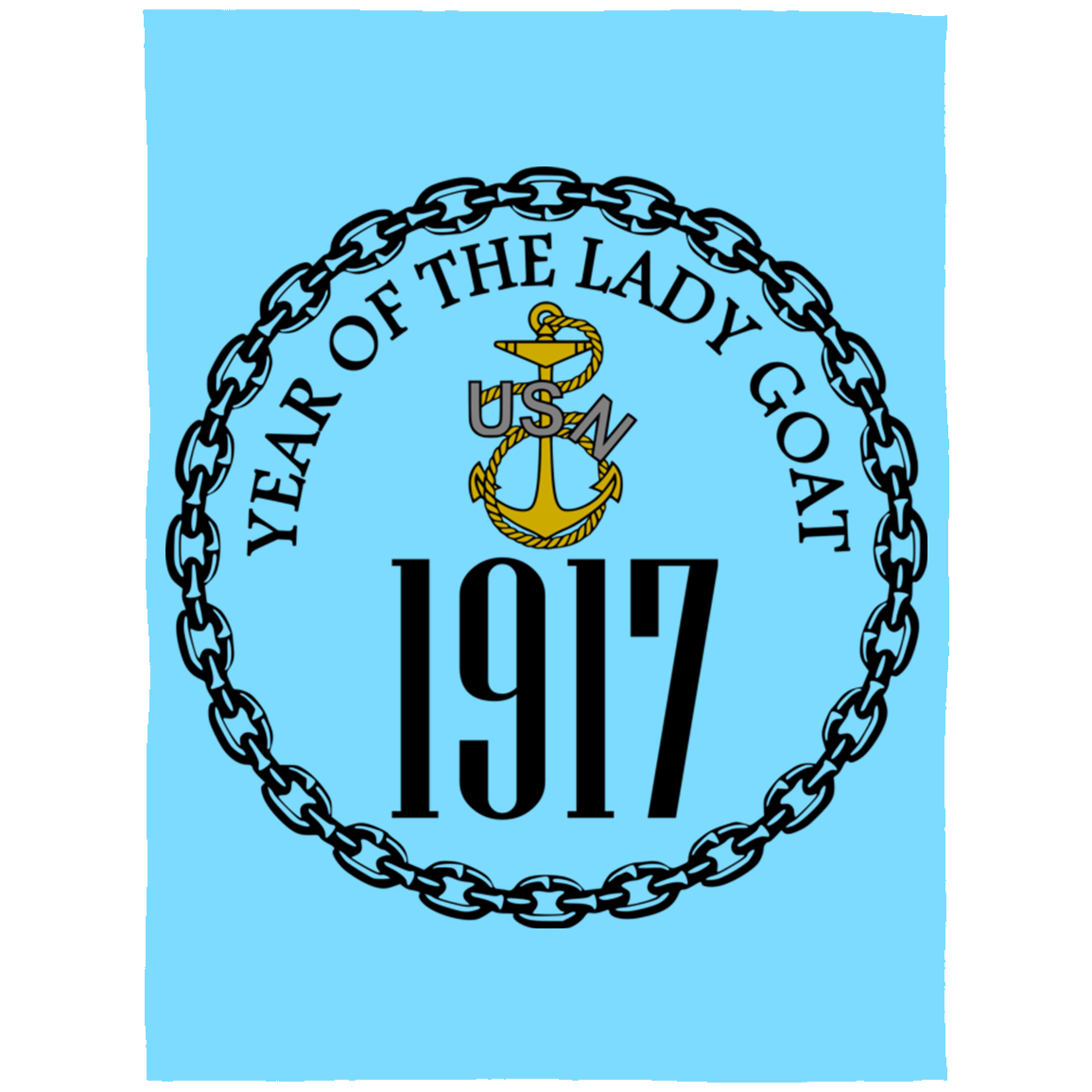 Year of the Lady Goat Fleece Blanket 60x80