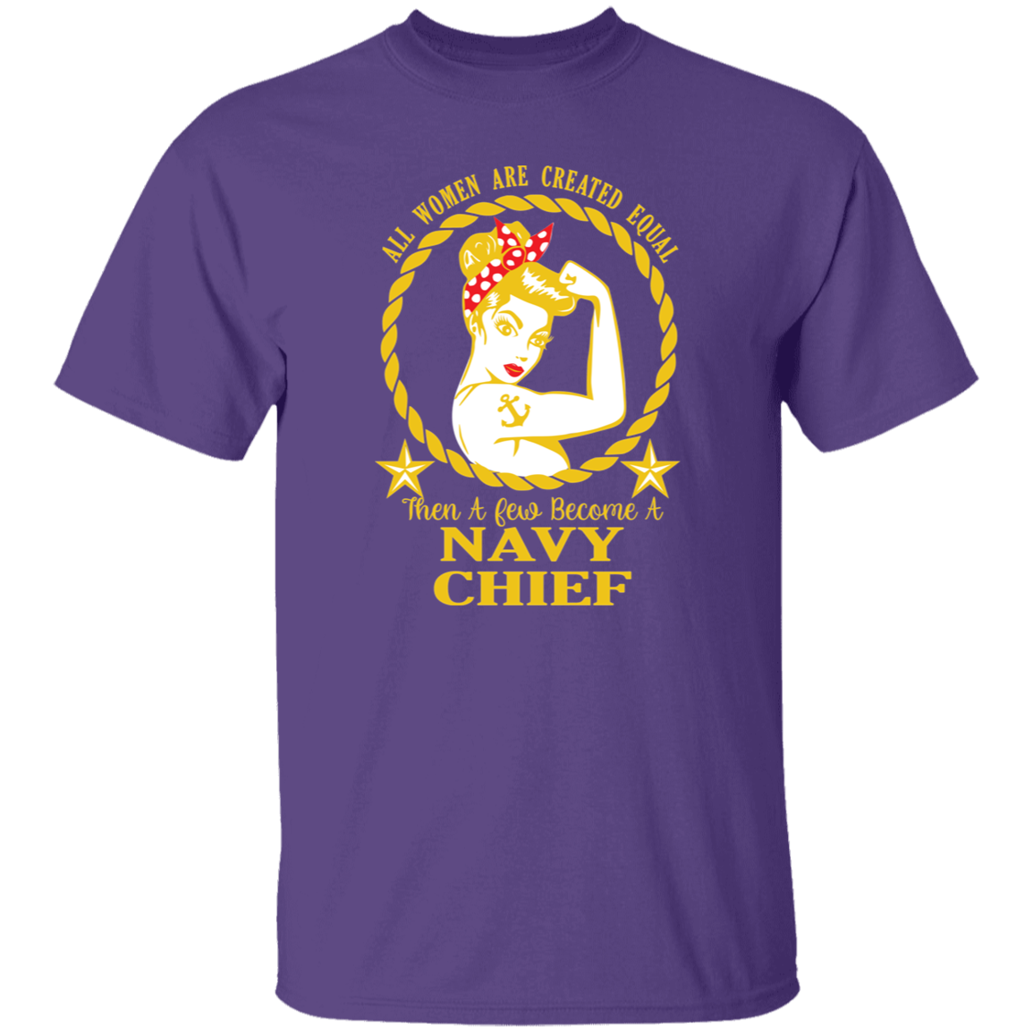 Navy Girl V2 5.3 oz. T-Shirt