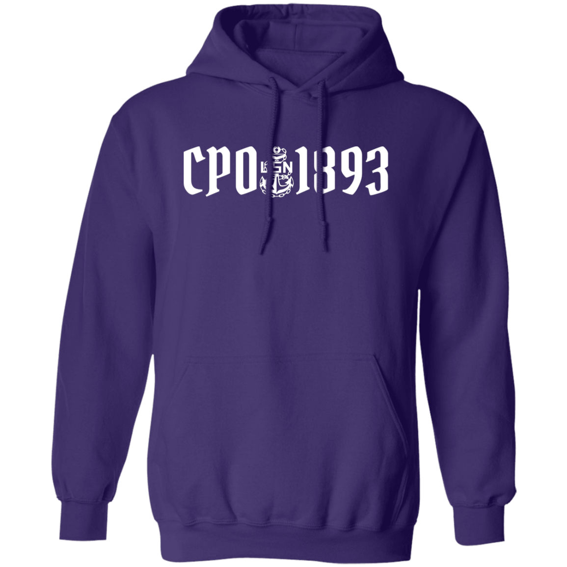 CPO 1893 White Pullover Hoodie