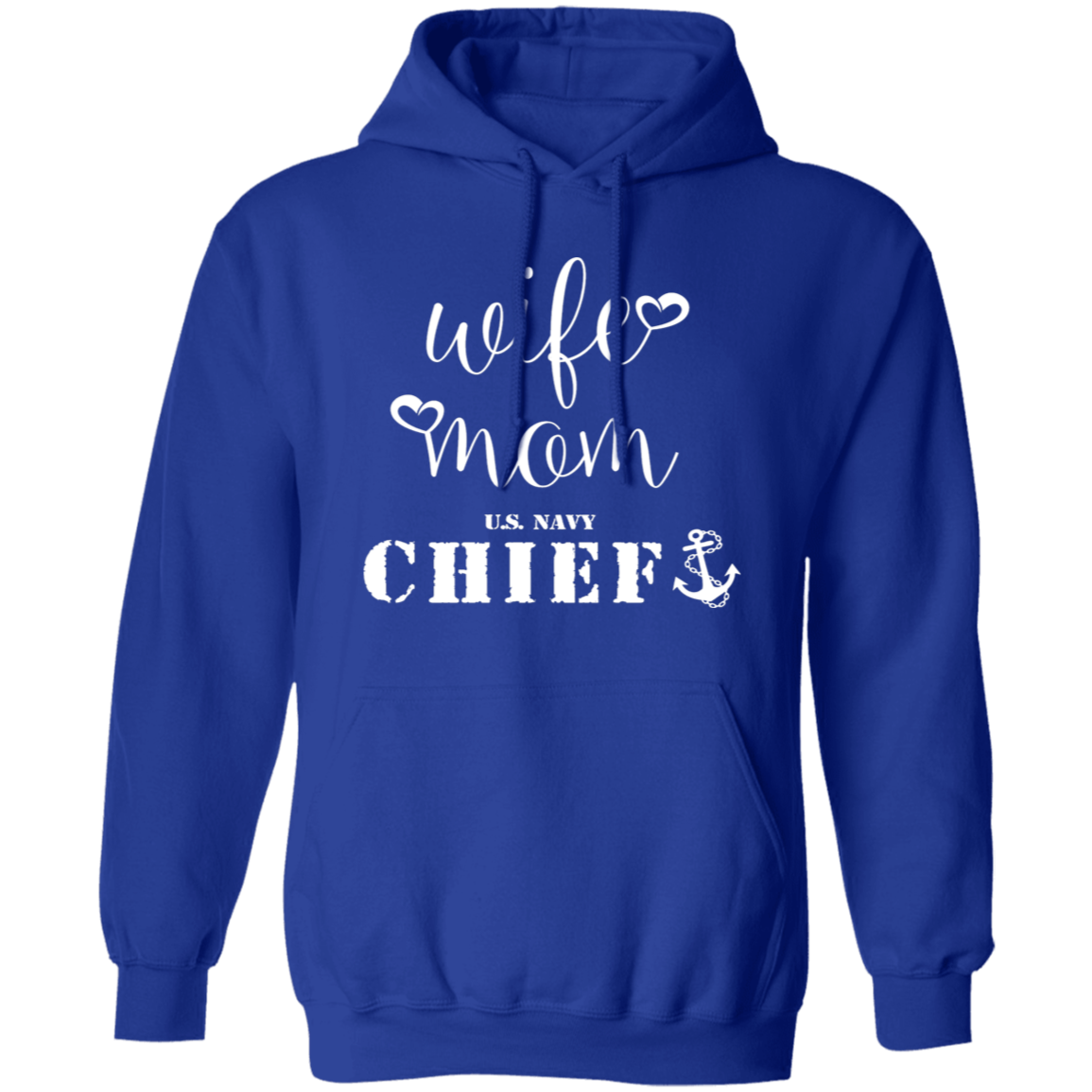 WMC White Pullover Hoodie