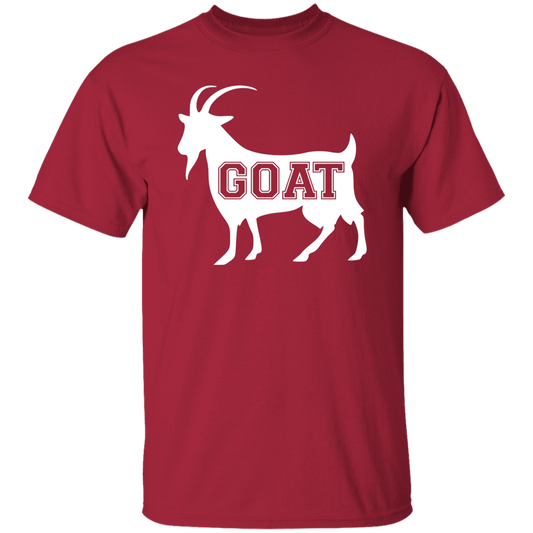 GOAT White 5.3 oz. T-Shirt