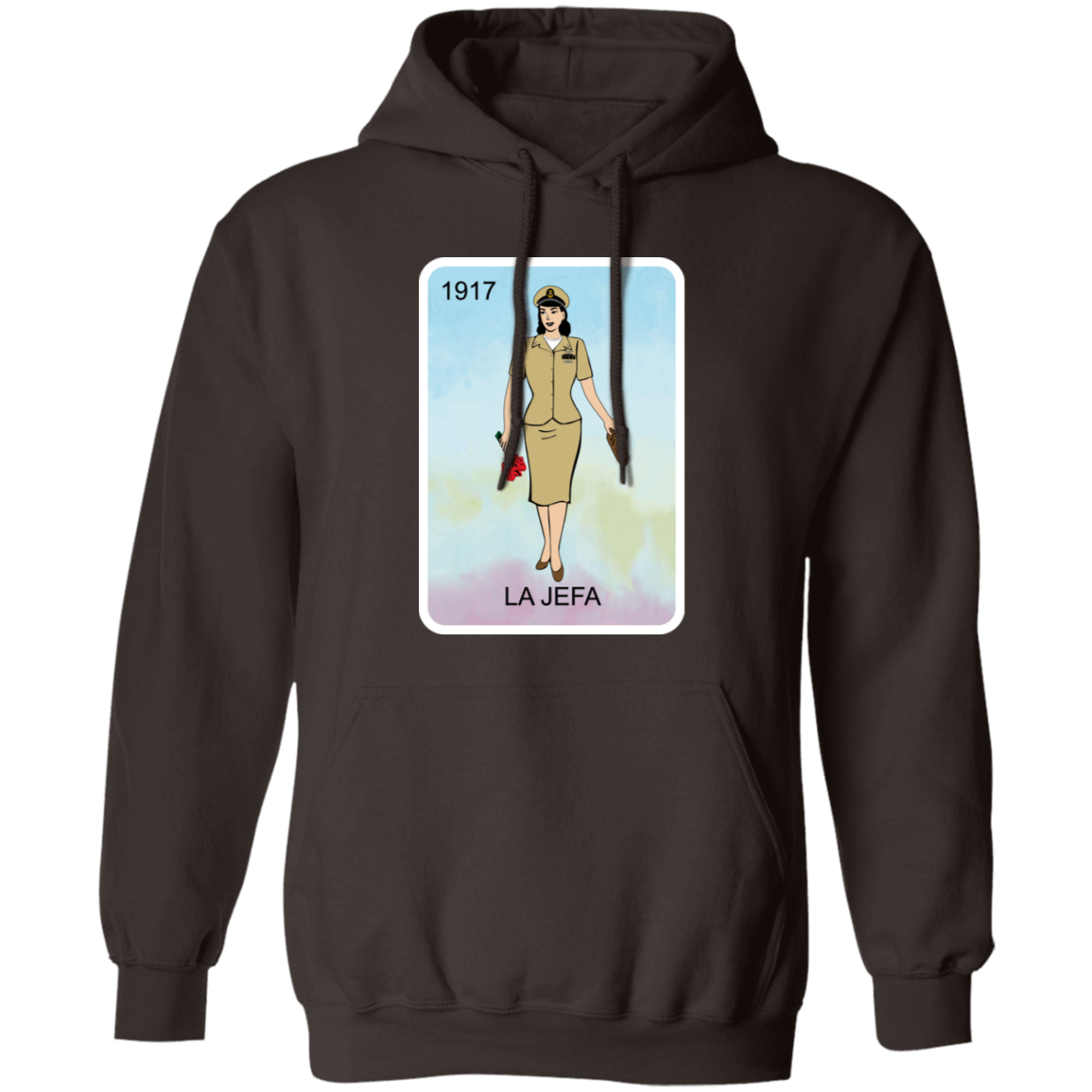 La Jefa Brown Shoe Pullover Hoodie