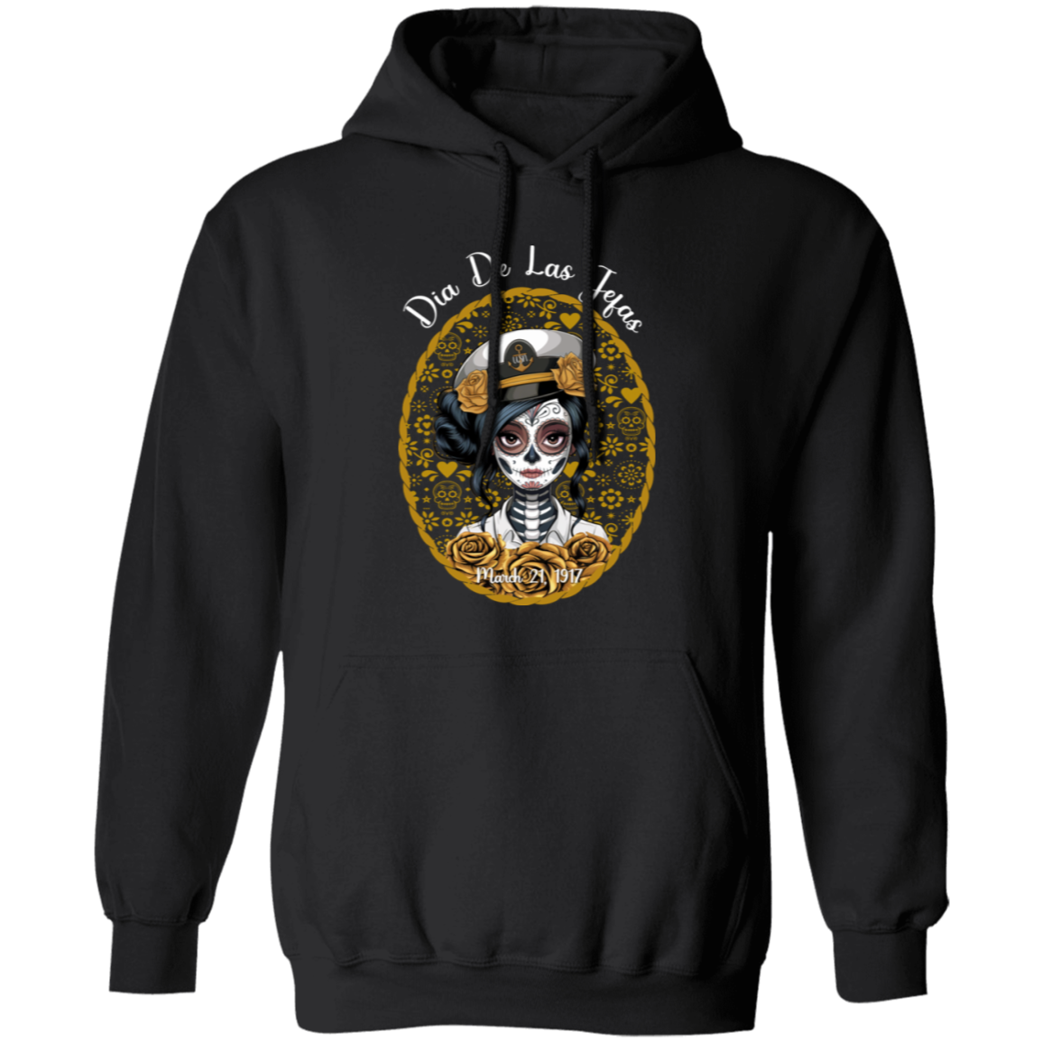 Dia De Las Jefas Pullover Hoodie