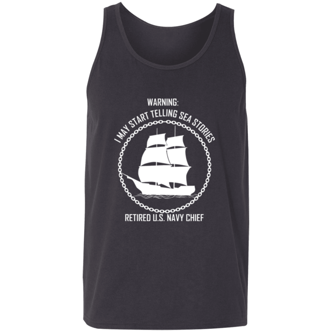 Retired Sea Stories White Unisex Tank