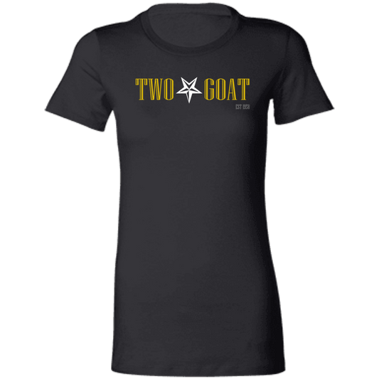 Two Star Goat Gold Ladies' Favorite T-Shirt