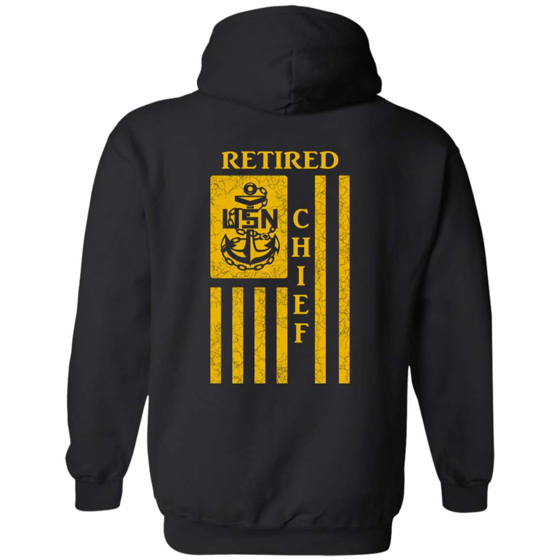 Retired Chief Flag FB Pullover Hoodie