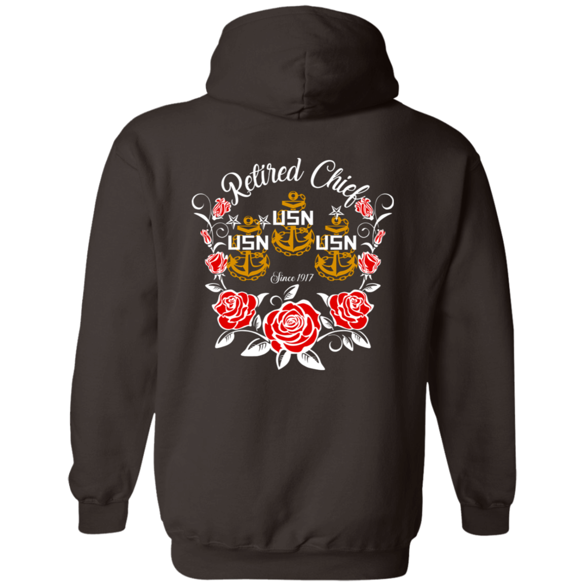 Retired Chief Rose FB Pullover Hoodie