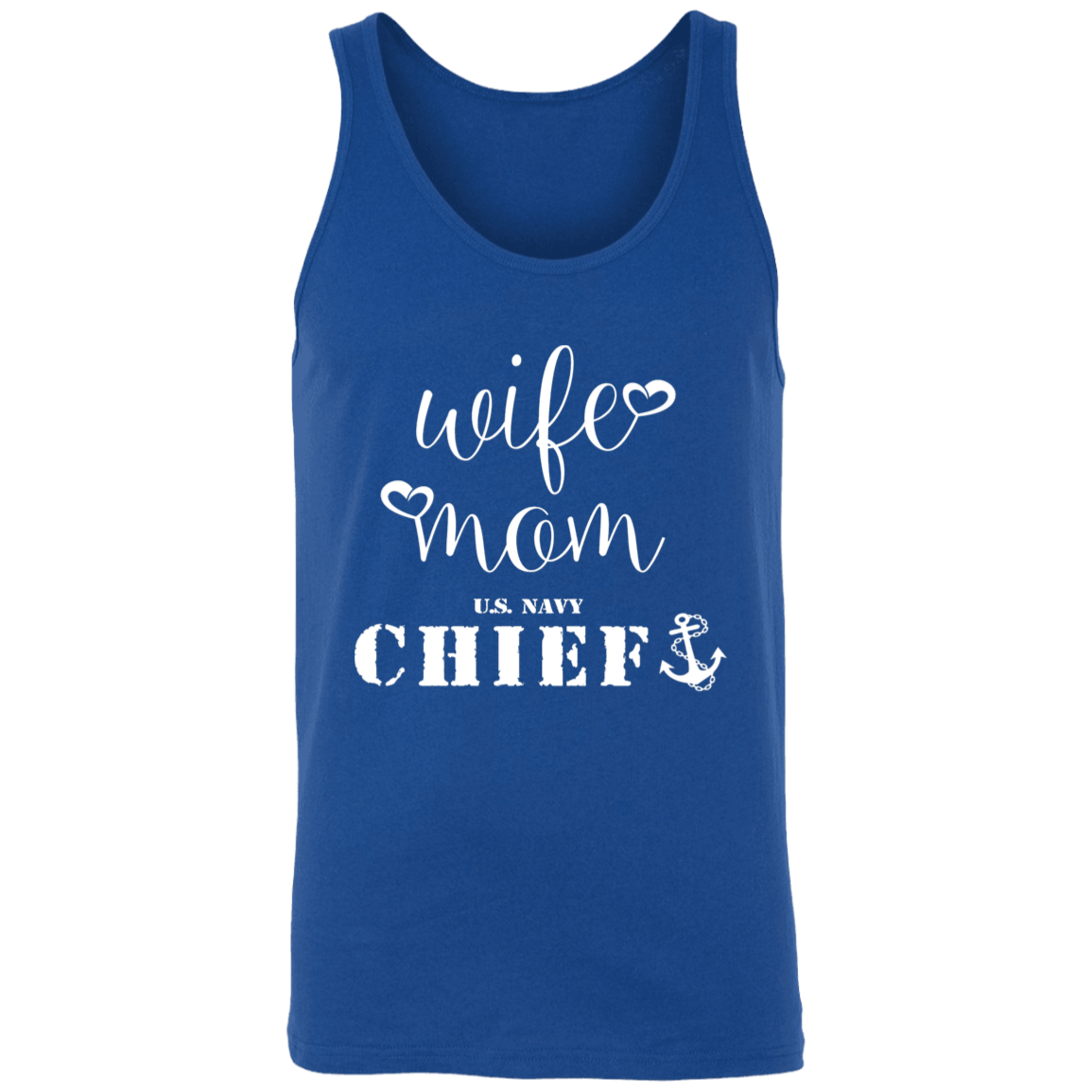 WMC White Unisex Tank