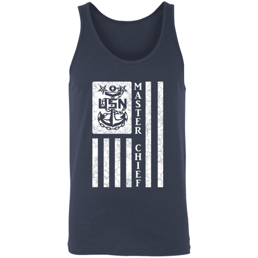 Master Chief Flag White Unisex Tank