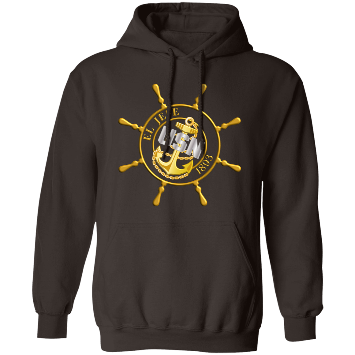 Ships Wheel Jefe Pullover Hoodie