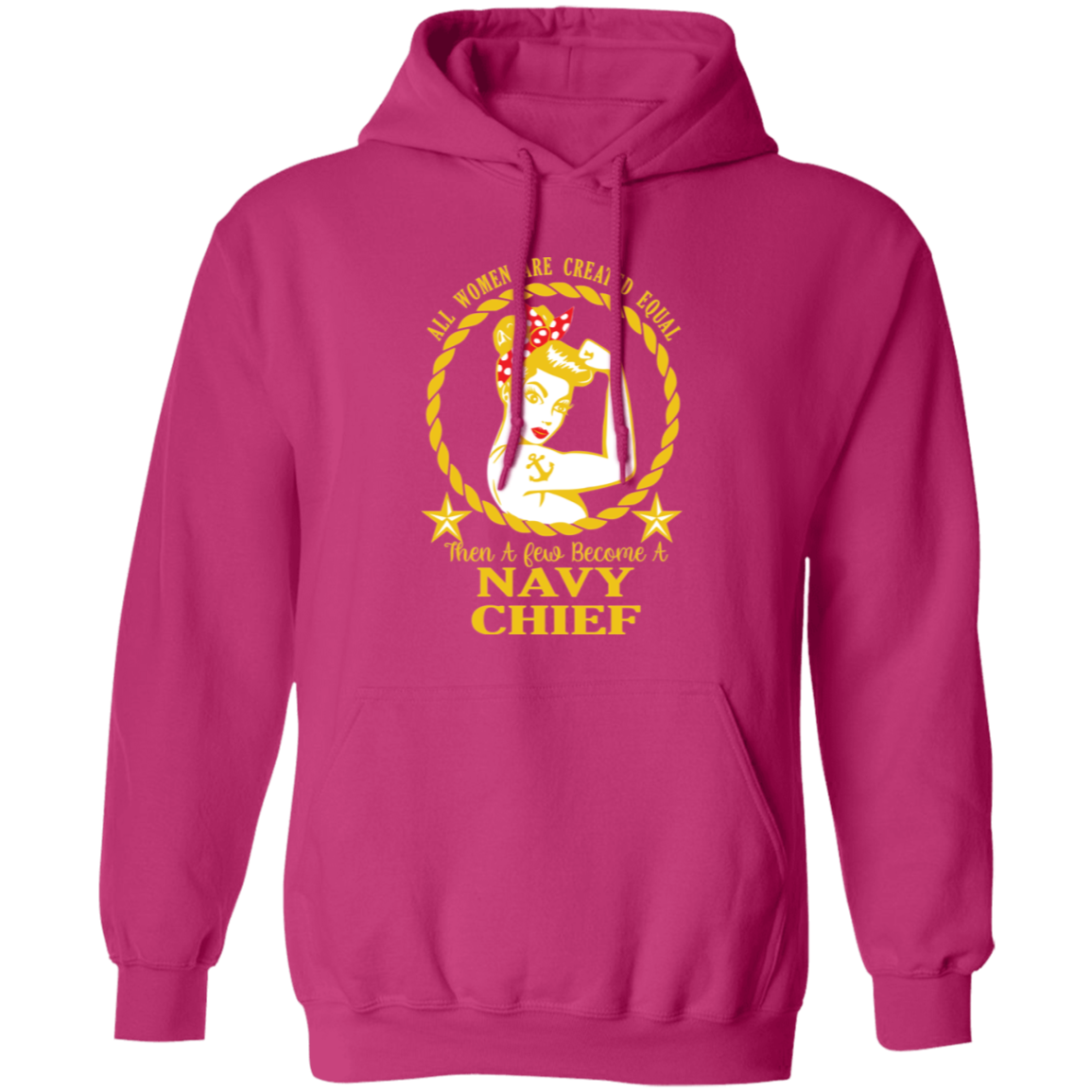 Navy Girl V2 Pullover Hoodie