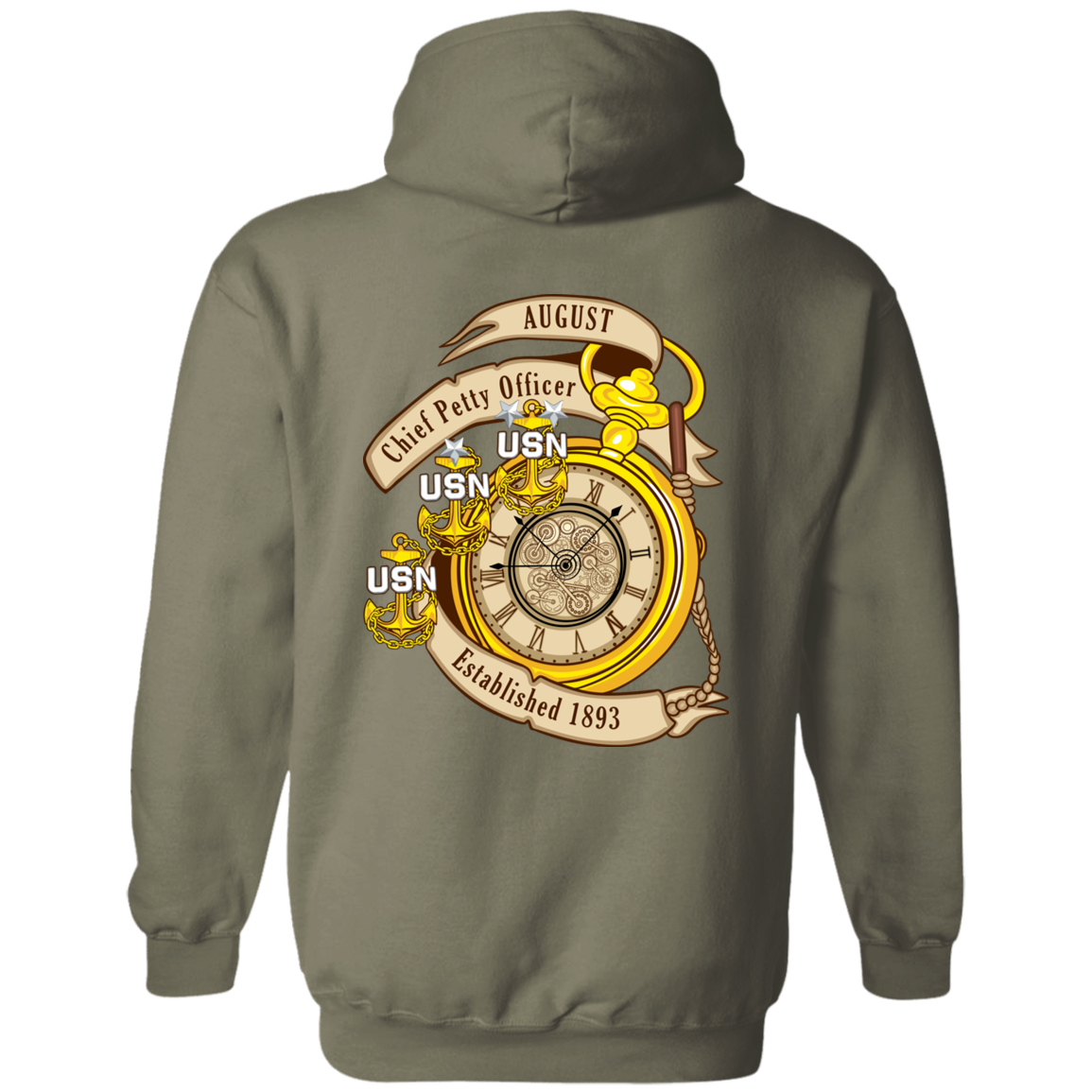 August CPO Two Side Pullover Hoodie