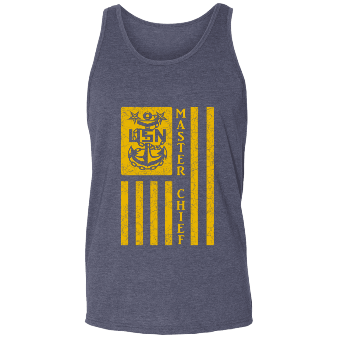 Master Chief Flag Gold Unisex Tank