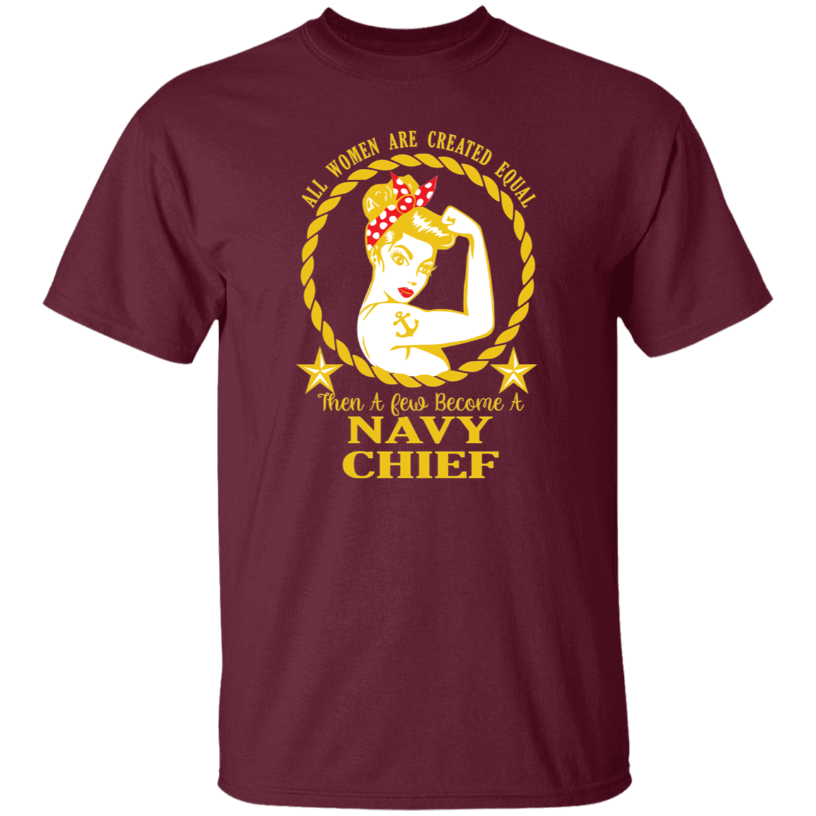 Navy Girl V2 5.3 oz. T-Shirt