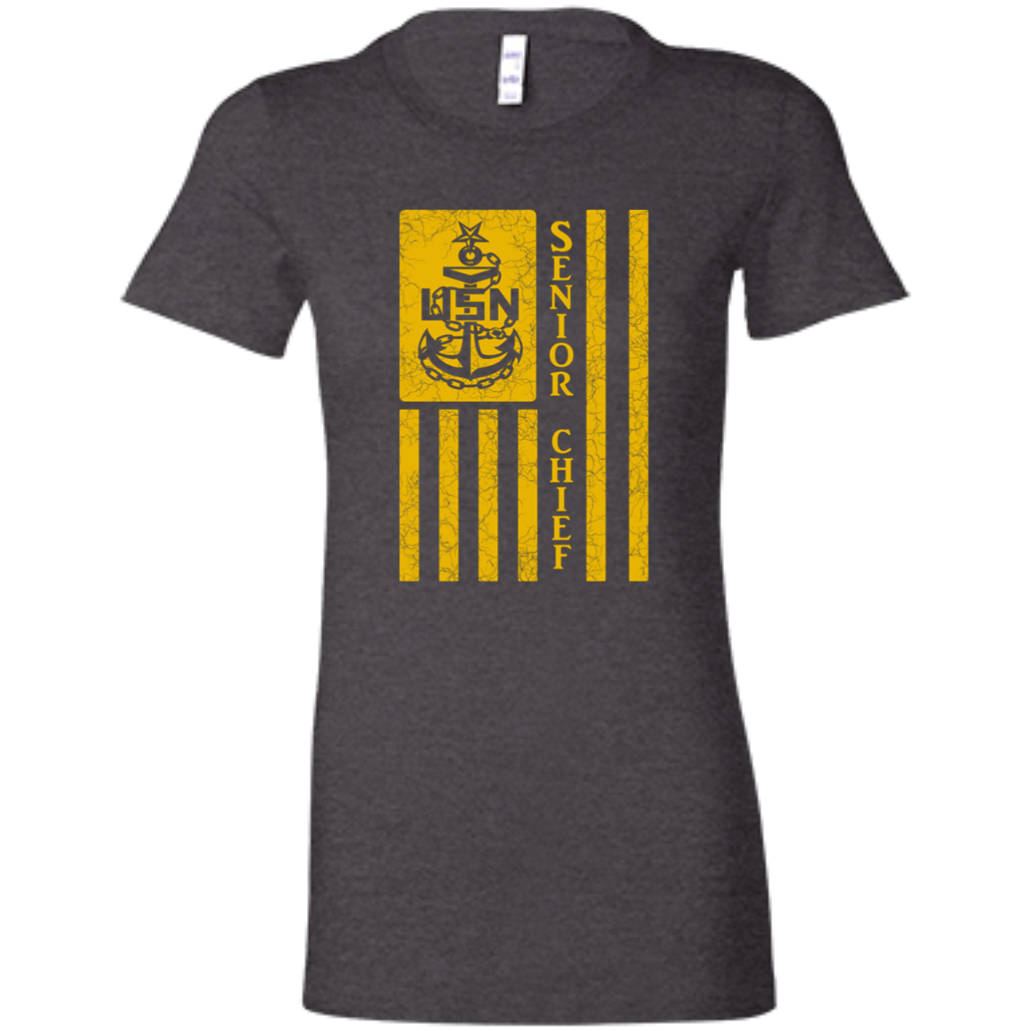 Senior Chief Flag Gold Ladies' Favorite T-Shirt