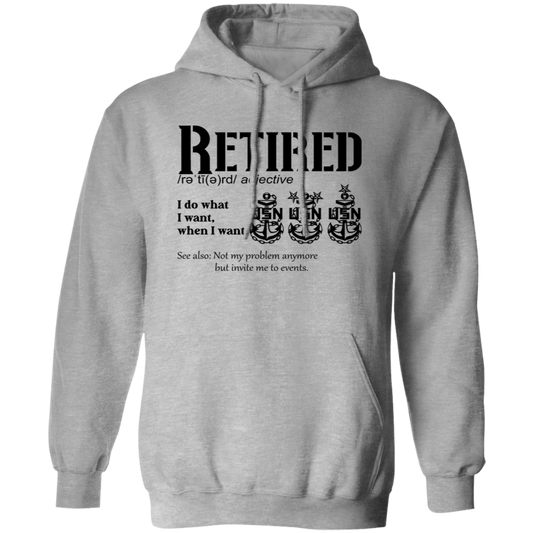 Retired Definition Pullover Hoodie