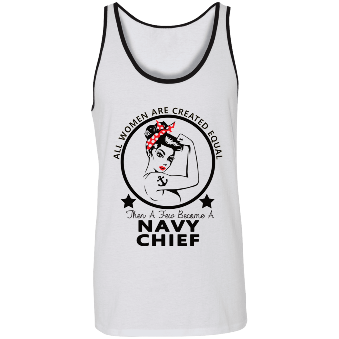 Navy Girl Chief Unisex Tank