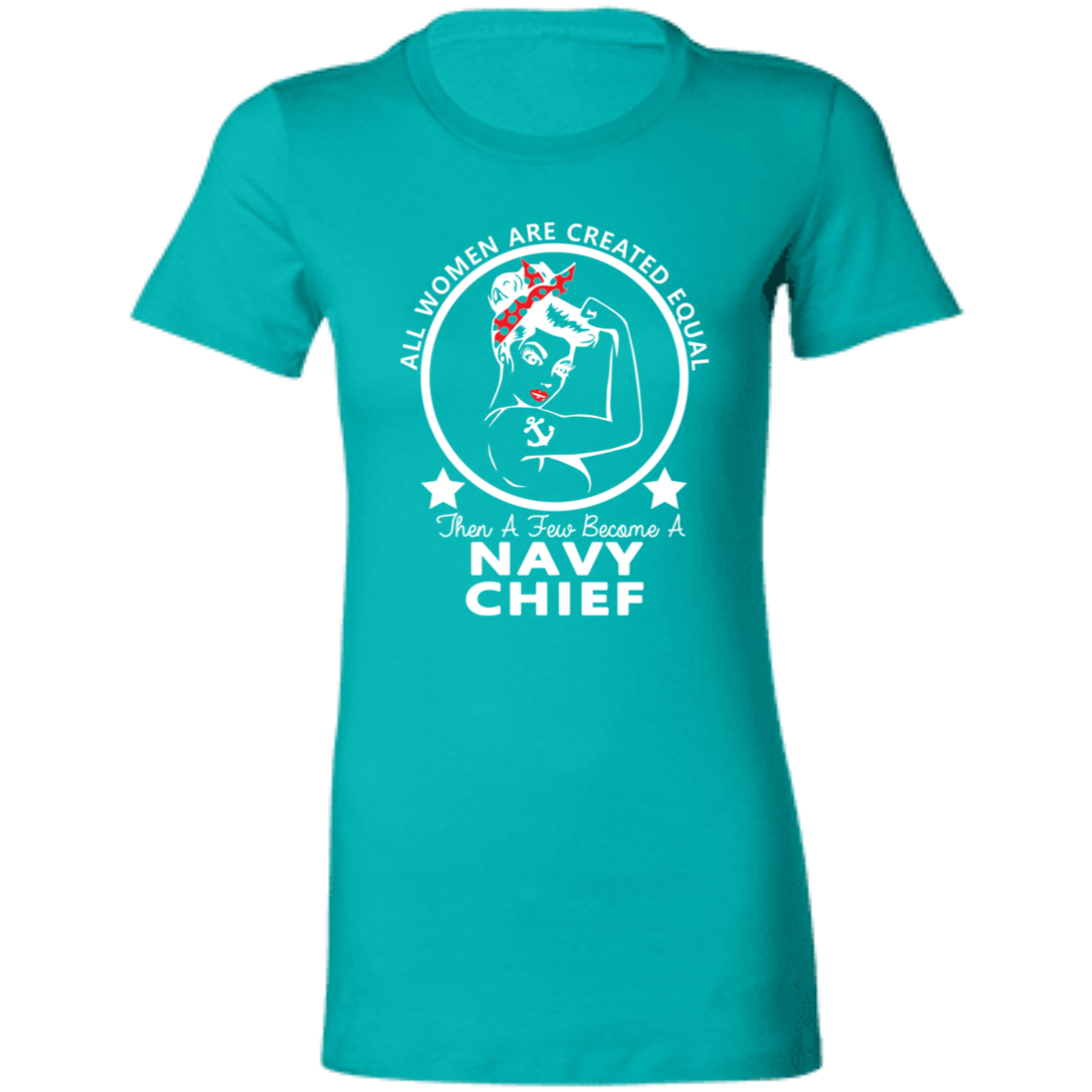 Navy Girl Chief White Ladies' Favorite T-Shirt