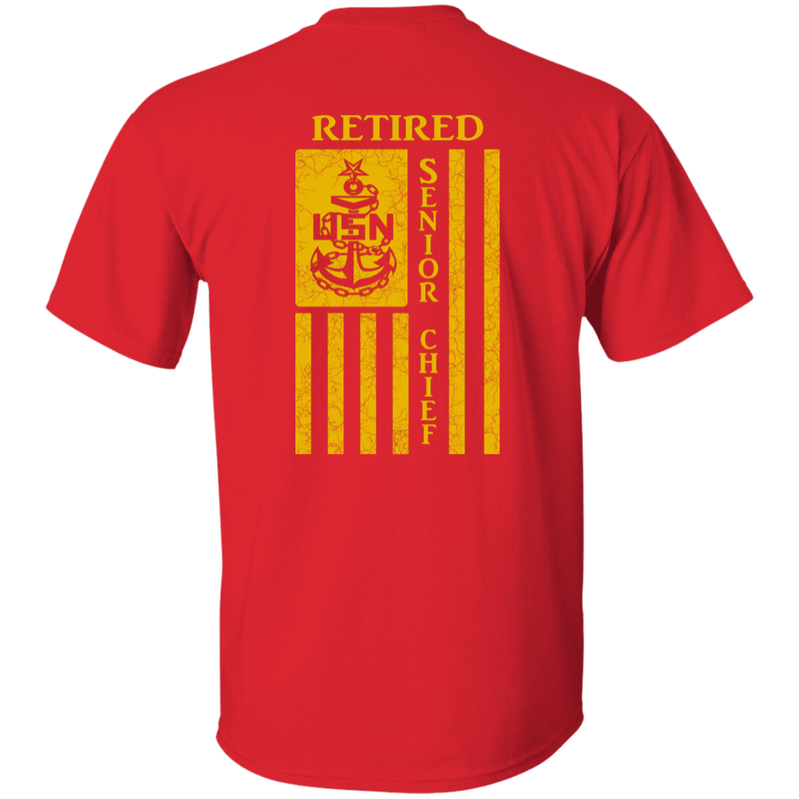 Retired Senior Chief Flag FB T-Shirt