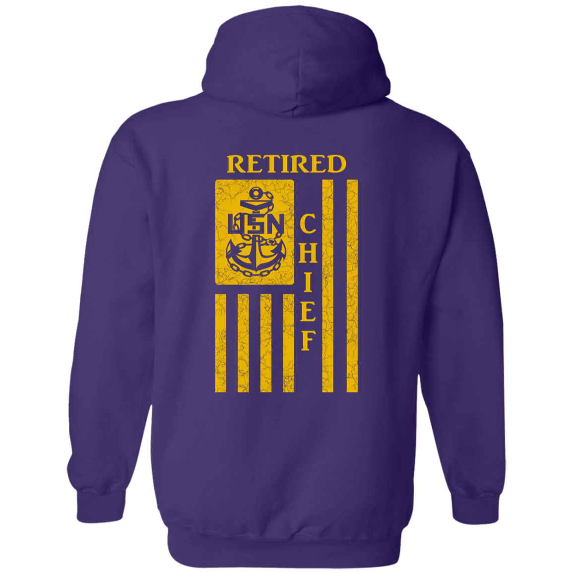 Retired Chief Flag FB Pullover Hoodie