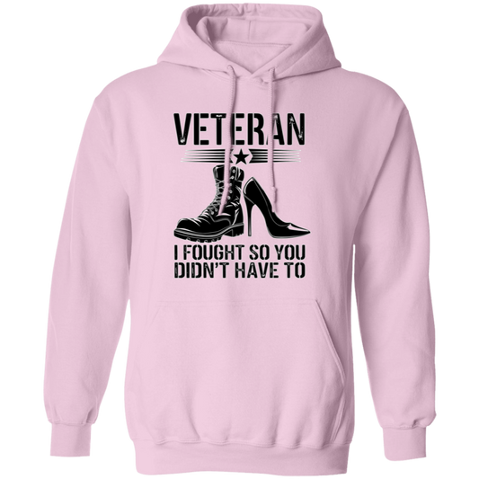 Veteran I Fought Pullover Hoodie
