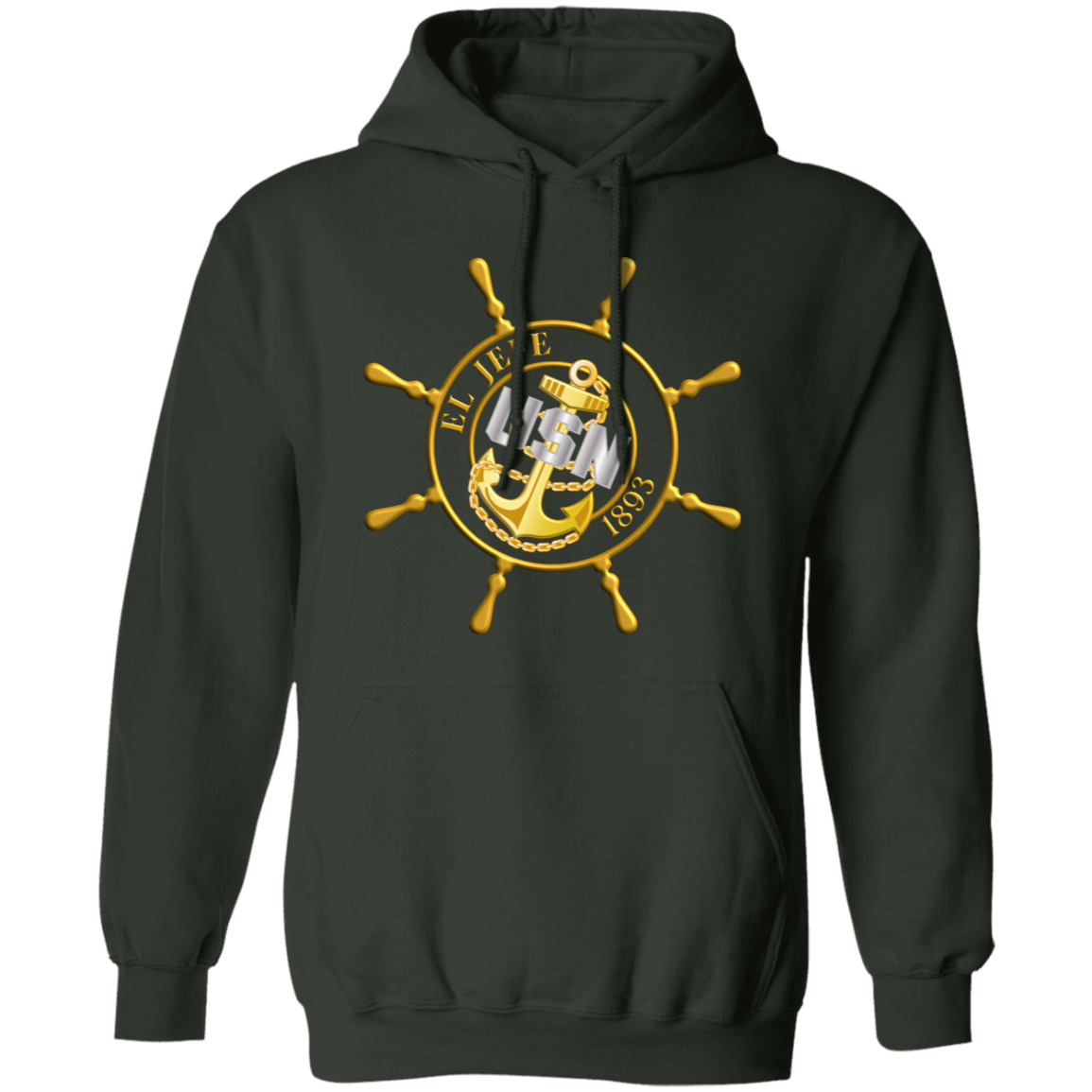 Ships Wheel Jefe Pullover Hoodie