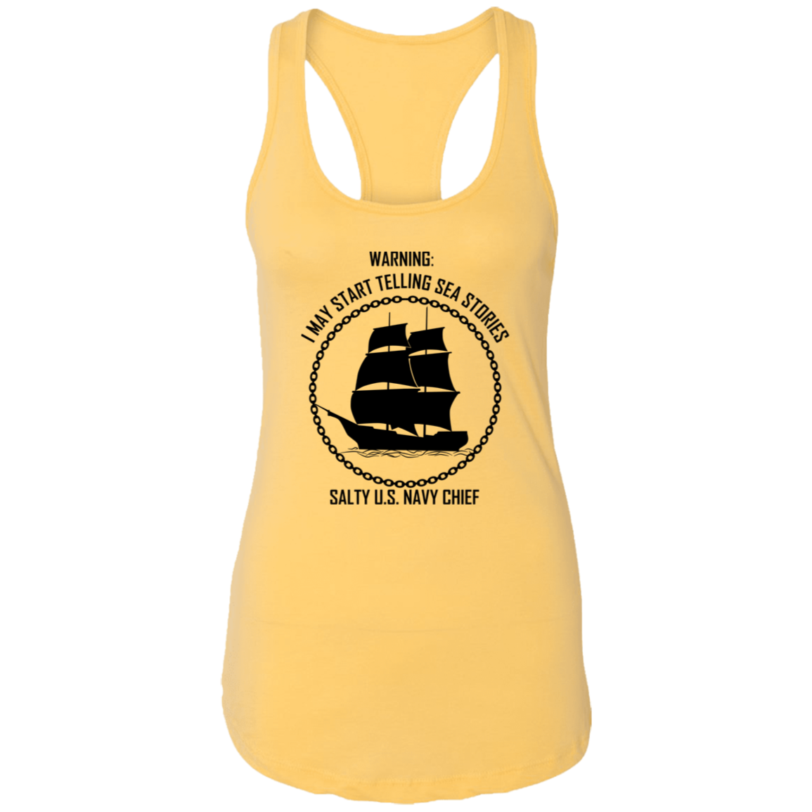 Salty Sea Story Ladies Racerback Tank