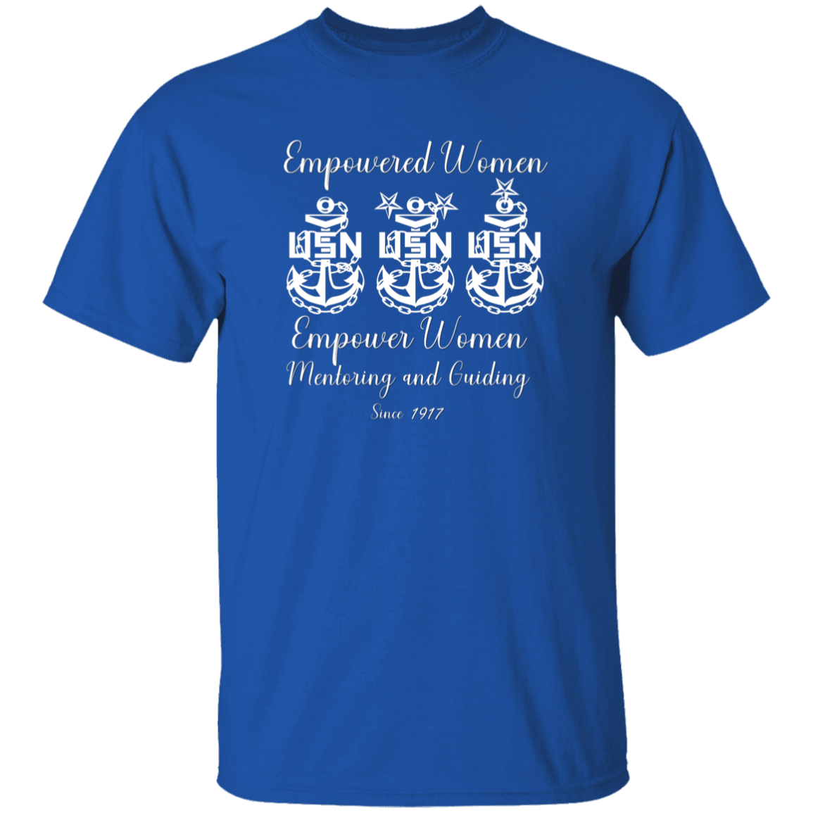 Empowered Women White Design 5.3 oz. T-Shirt