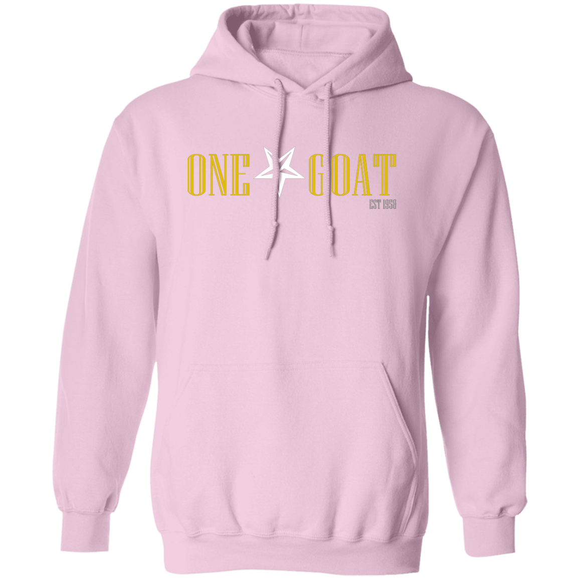 One Star Goat Gold Pullover Hoodie