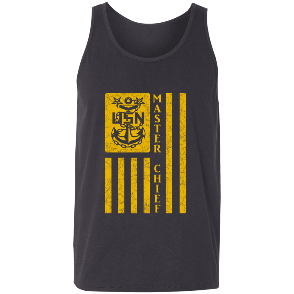 Master Chief Flag Gold Unisex Tank