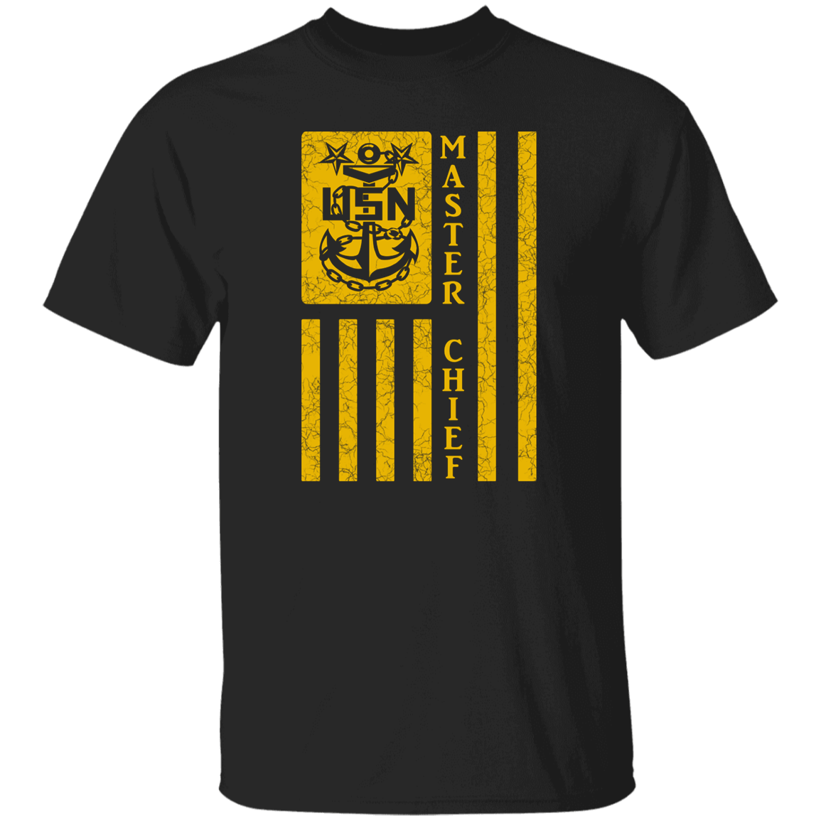 Master Chief Flag Gold 5.3 oz. T-Shirt