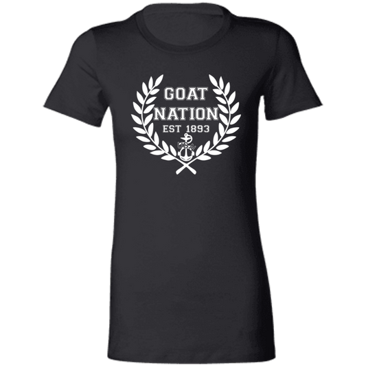 Goat Nation White Ladies' Favorite T-Shirt