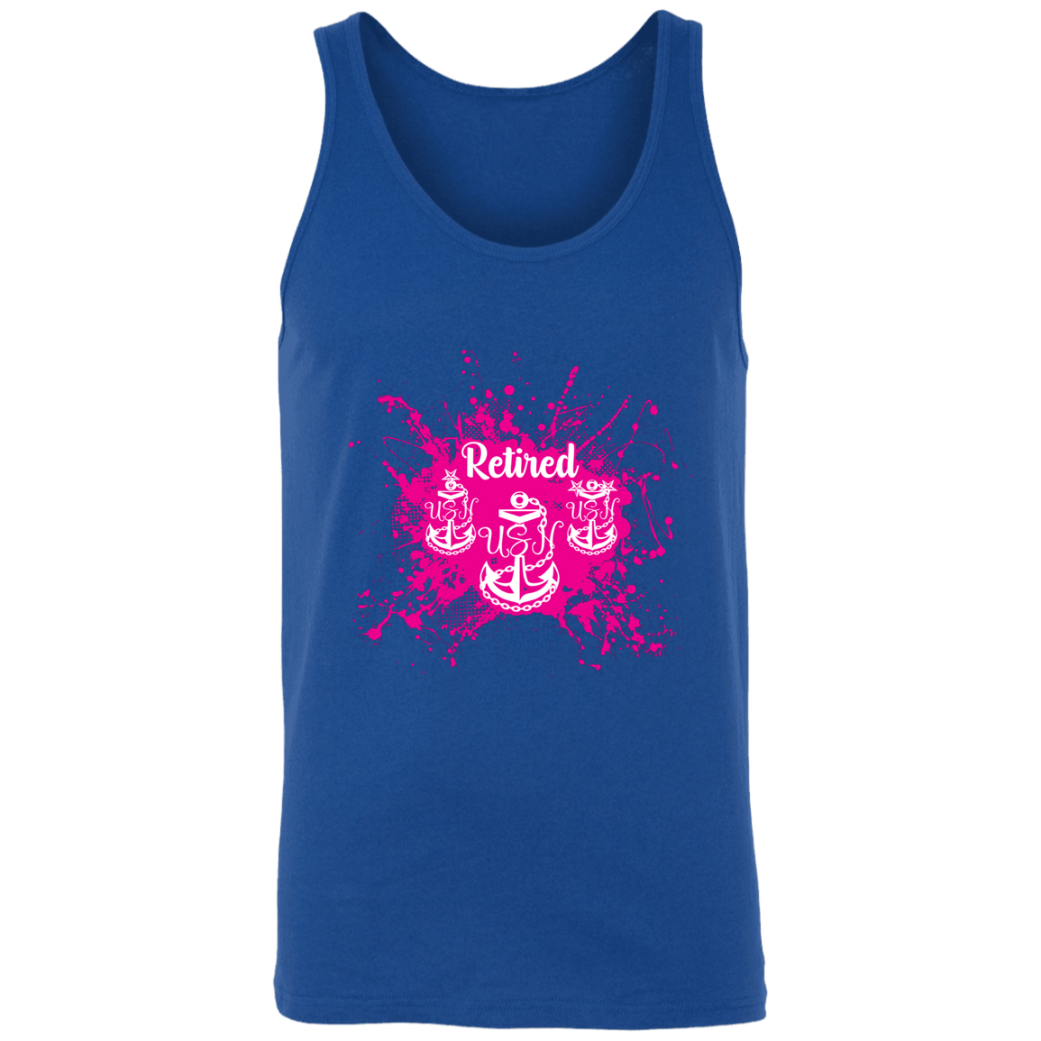 Retired Chief Pink Paint Unisex Tank