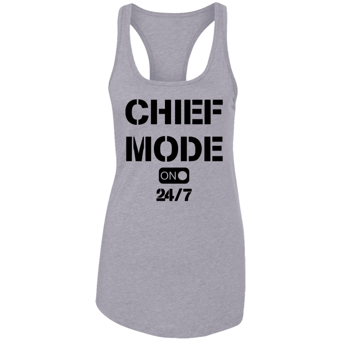 Chief Mode Ladies Racerback Tank