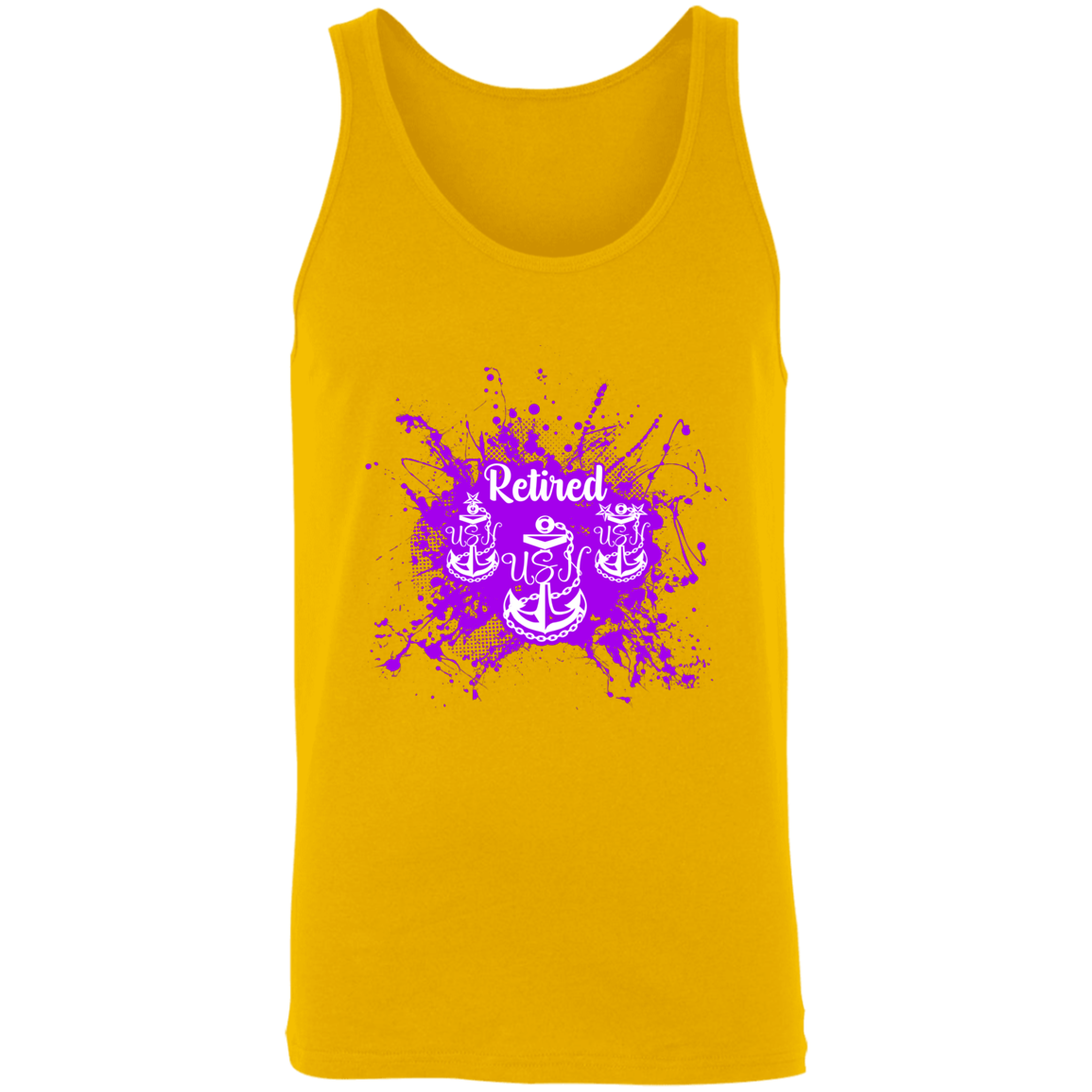 Retired Chief Purple Paint Unisex Tank