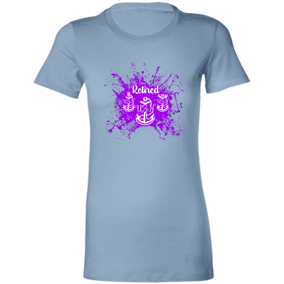 Retired Chief Purple Paint Ladies' Favorite T-Shirt