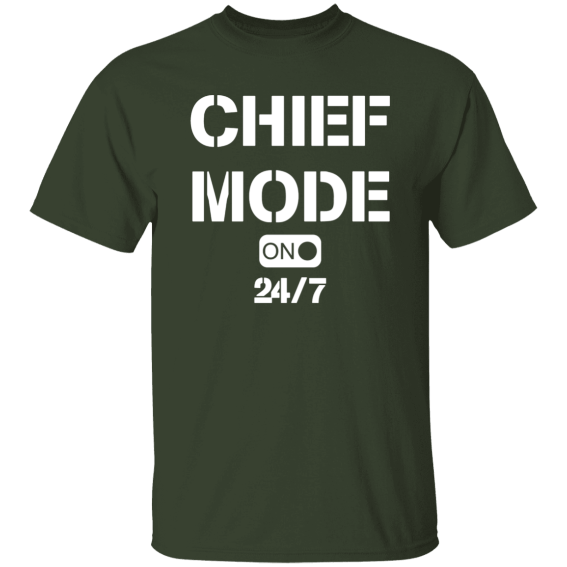 Chief Mode White 5.3 oz. T-Shirt