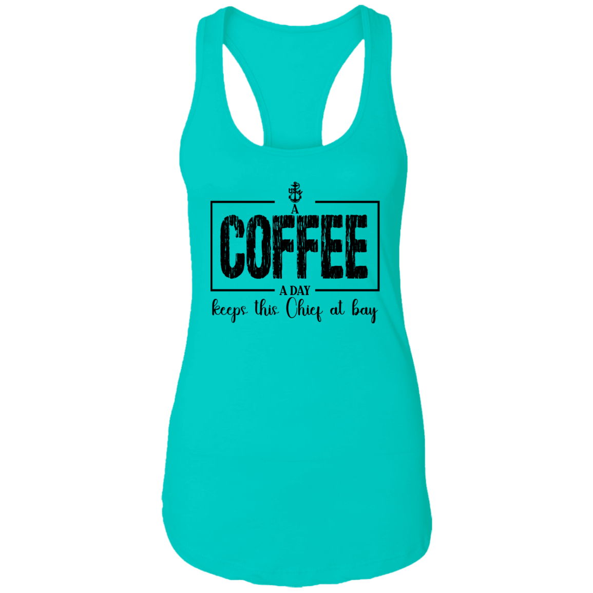 A Coffee a Day Ladies Racerback Tank