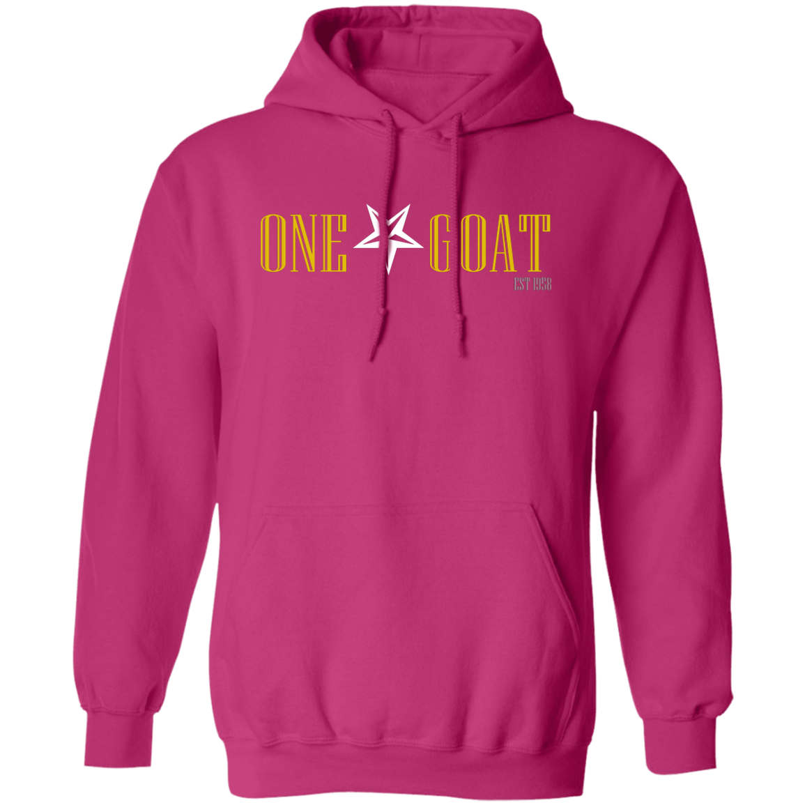 One Star Goat Gold Pullover Hoodie