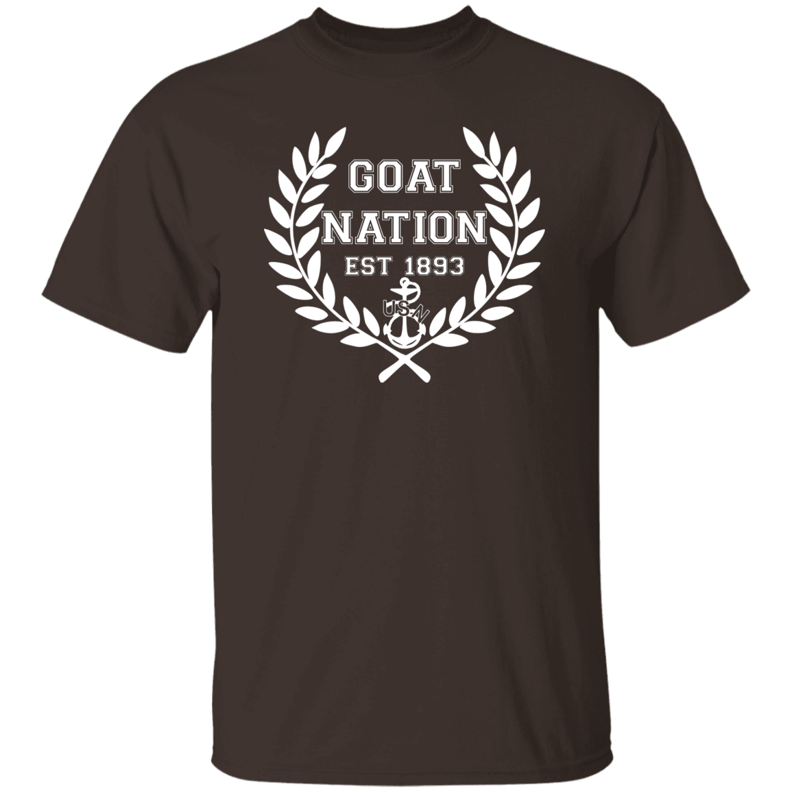 Goat Nation White 5.3 oz. T-Shirt