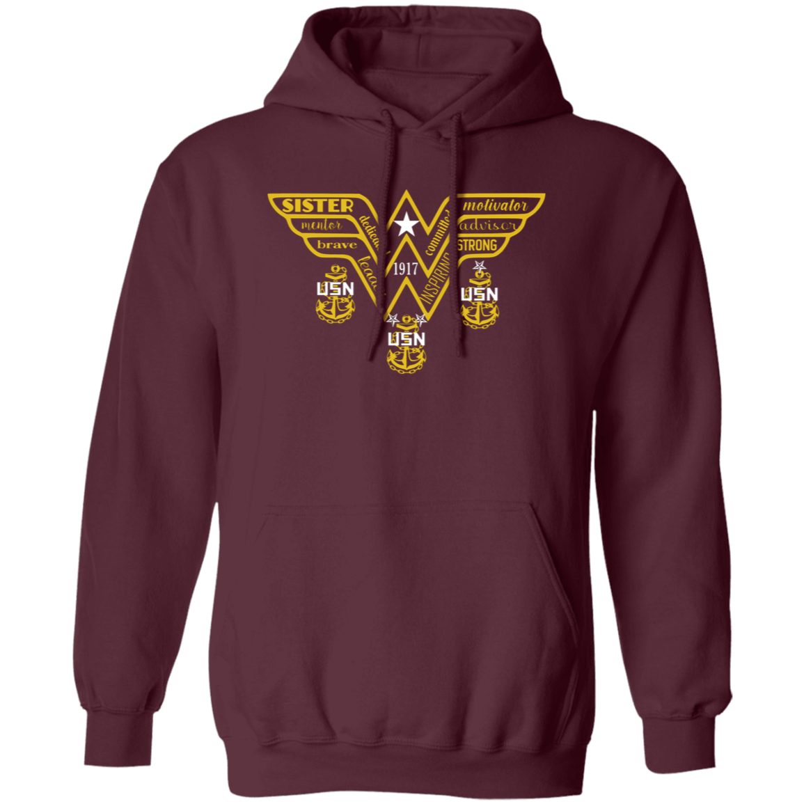 WW CPO Gold Pullover Hoodie