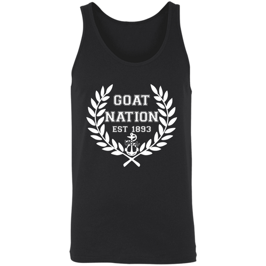 Goat Nation White Unisex Tank