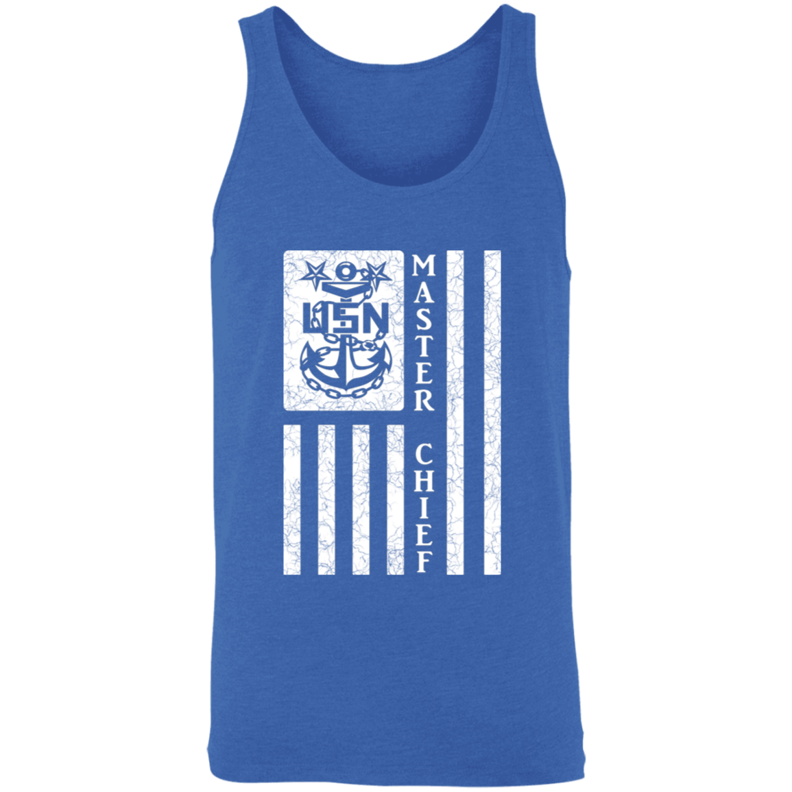 Master Chief Flag White Unisex Tank