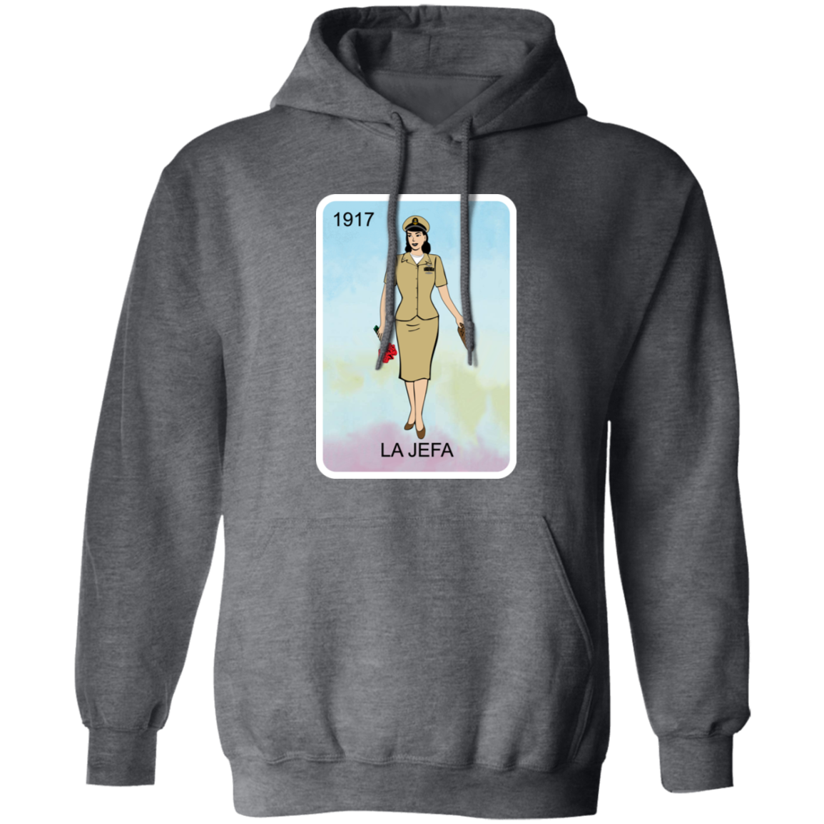 La Jefa Brown Shoe Pullover Hoodie