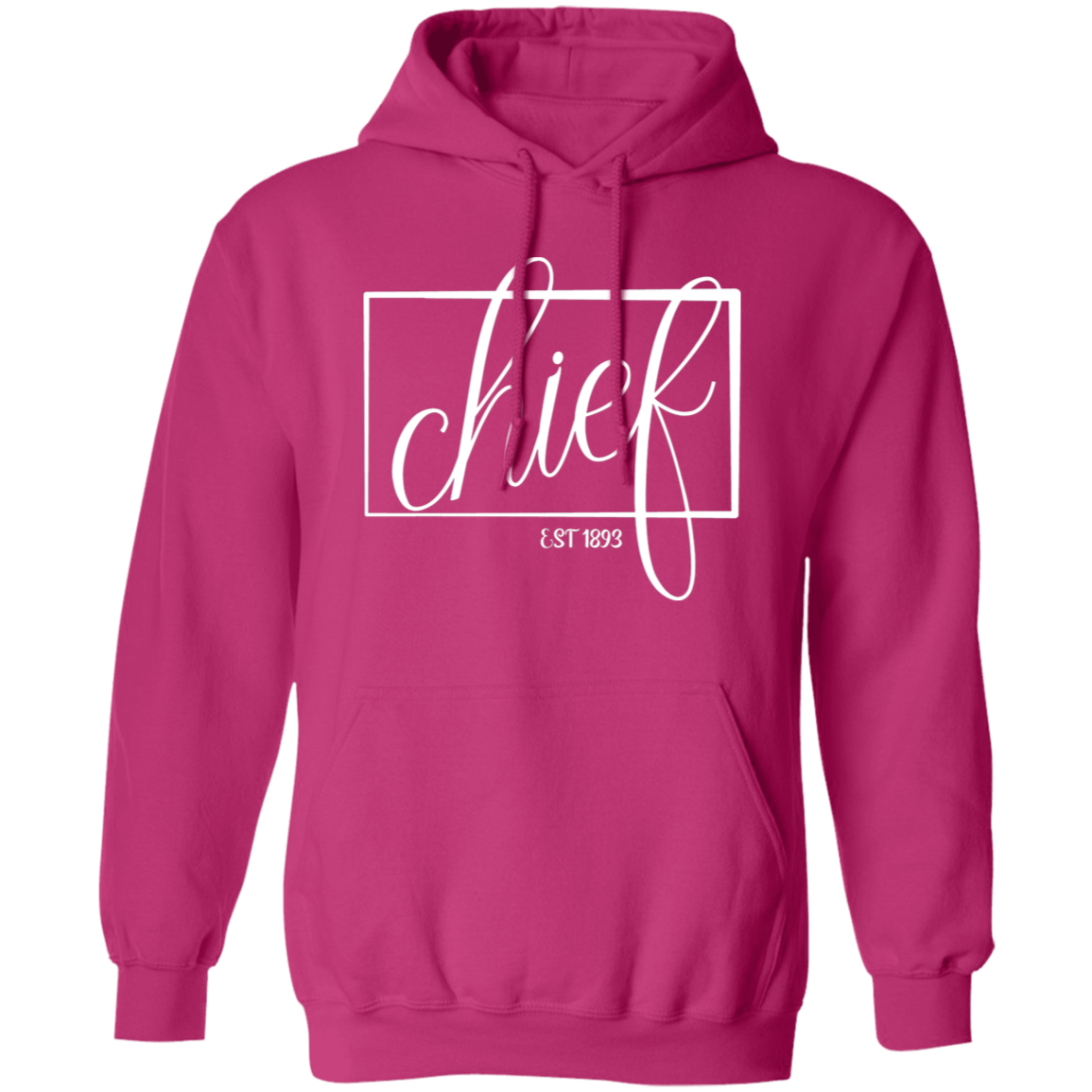 Chief 1893 White Pullover Hoodie