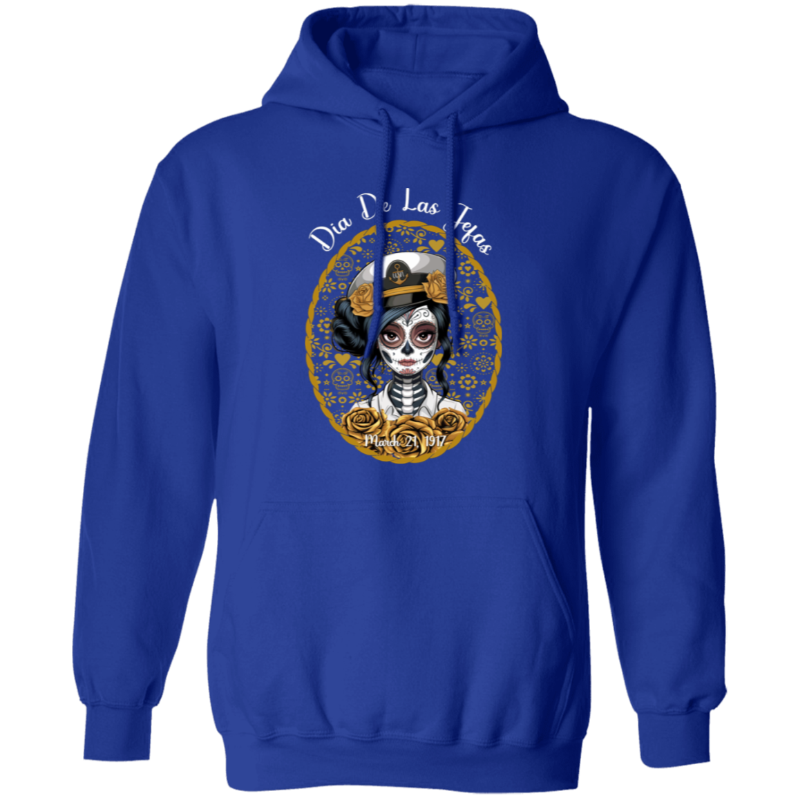 Dia De Las Jefas Pullover Hoodie