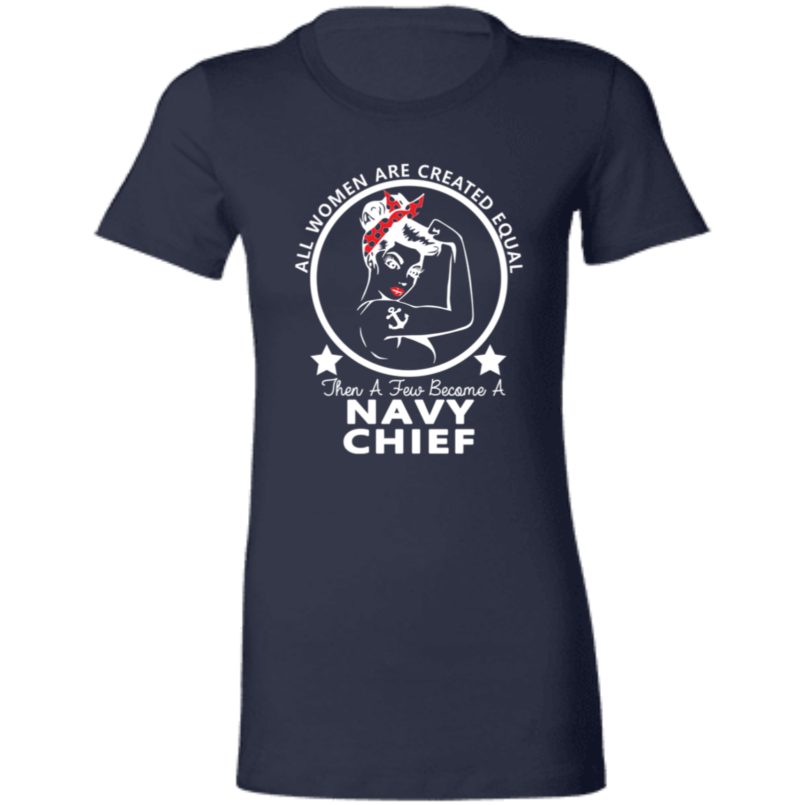 Navy Girl Chief White Ladies' Favorite T-Shirt