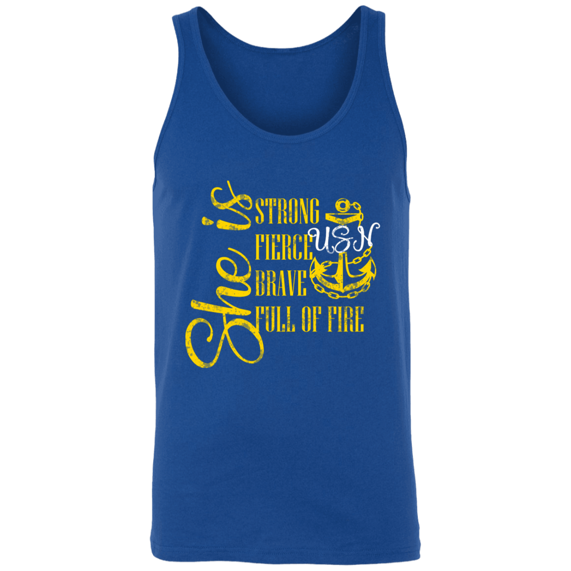 She Is Gold Unisex Tank