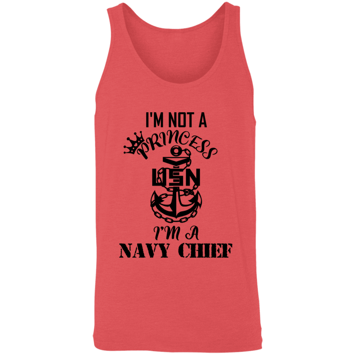 I'm not a Princess Unisex Tank